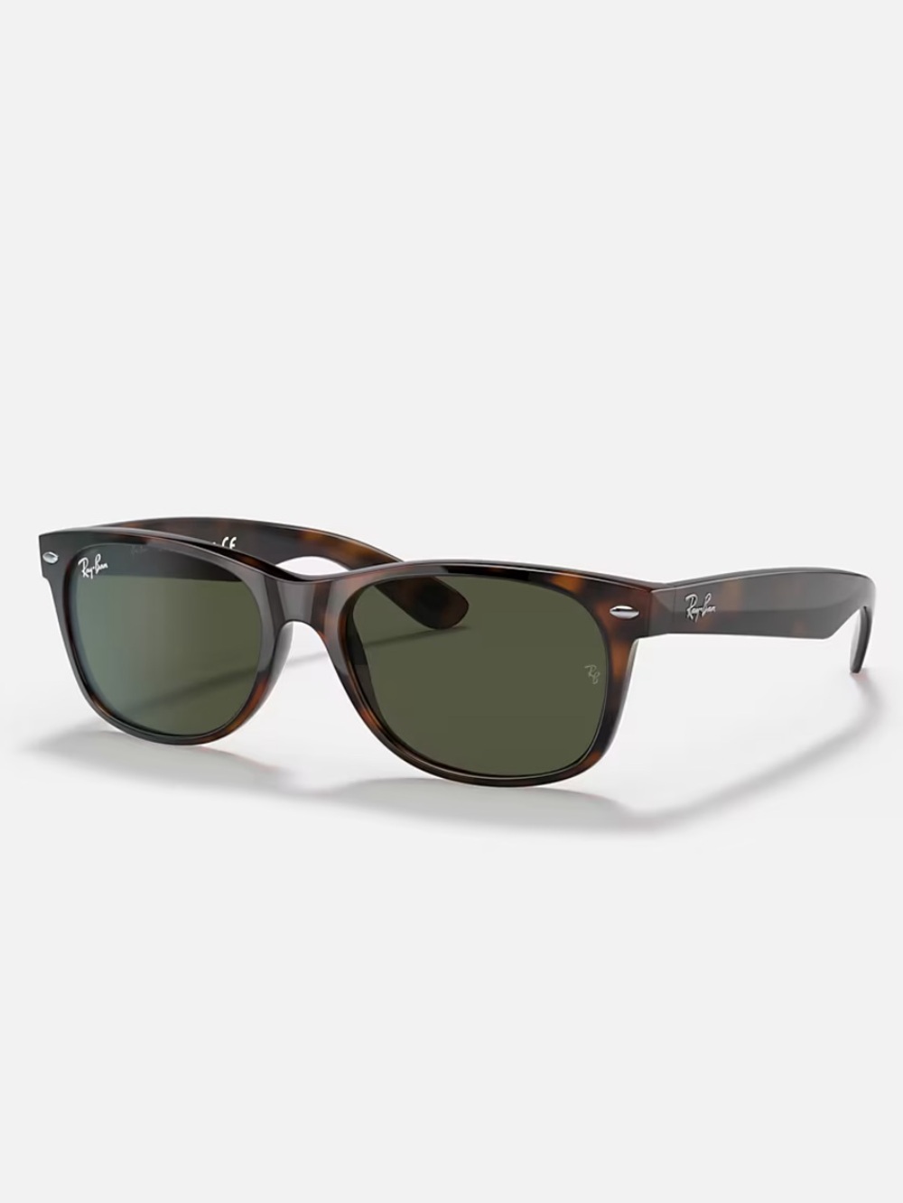 Ray-Ban New Wayfarer Tortoiseshell Sunglasses Polarized RB2132